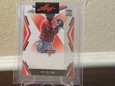 2020 LEAF FLASH ENCASED HECTOR YAN RC RED PRE-PRODUCTION PROOF TRUE # 1/1
