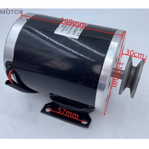 Electric Scooter Motor 800w 36v 11 Tooth 8mm Sprocket ZY1020 Reversible 2800 RPM - Picture 4 of 13