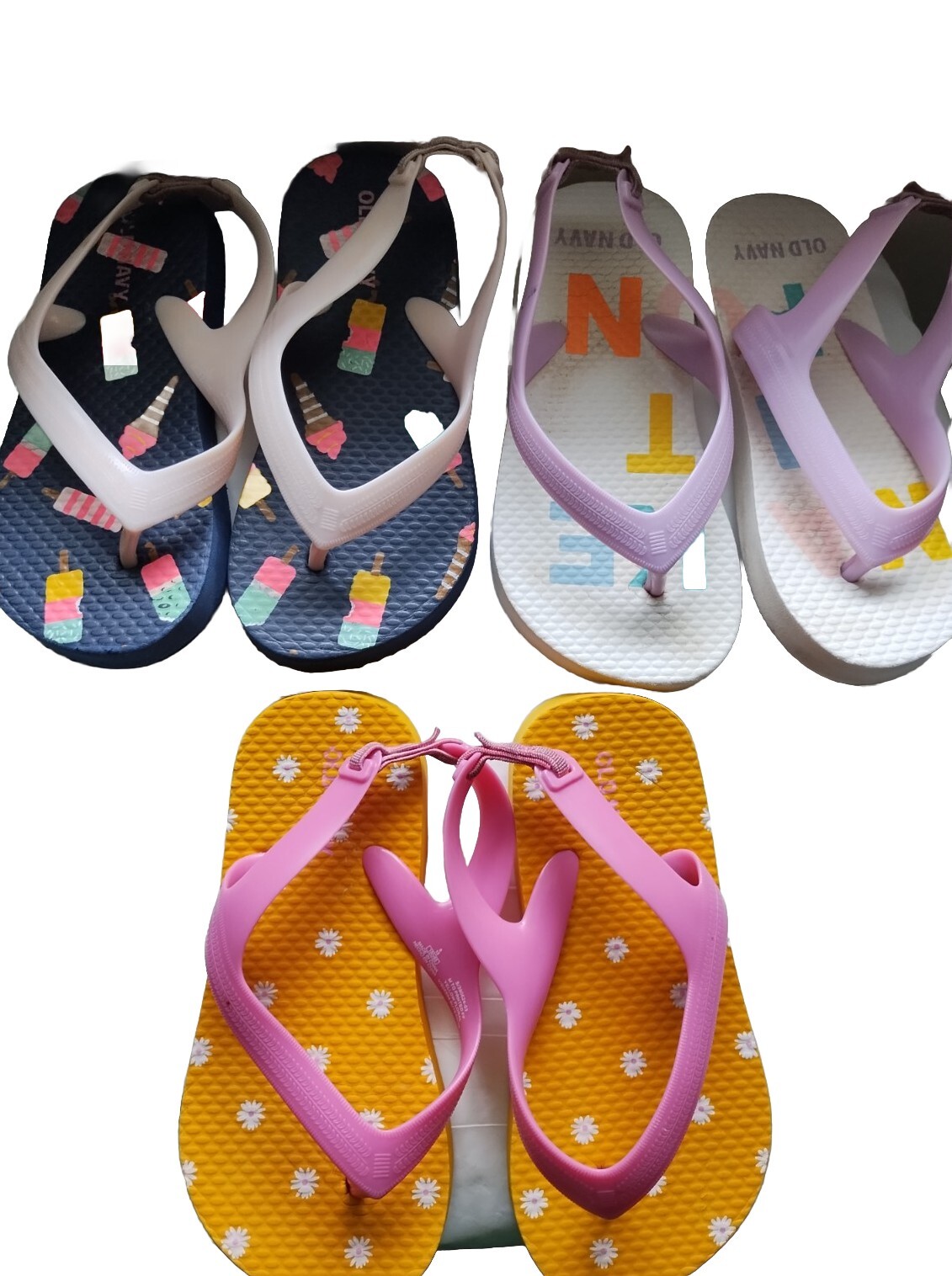 WOW!! ASSORTITI VECCHI SANDALI MARINI IMPERMEABILI INFRADITO PERIZOMA (LOTTO DI 3) TAGLIA 7 8