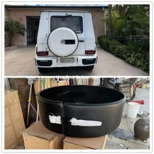 Matte Black Spare Wheel Tire Ring Cover For Mercedes Benz G Class W463 W464 G63