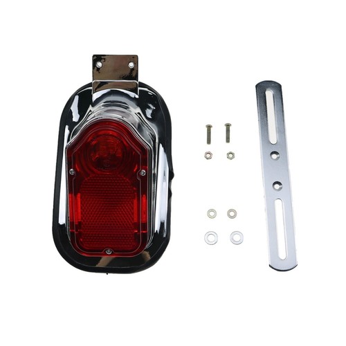 Tombstone Brake Taillight For Honda Kawasaki Suzuki Yamaha Chopper Cruiser - Picture 9 of 9