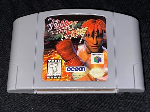 Fighters Destiny (Nintendo 64, 1997) Cleaned / Tested / Authentic - N64