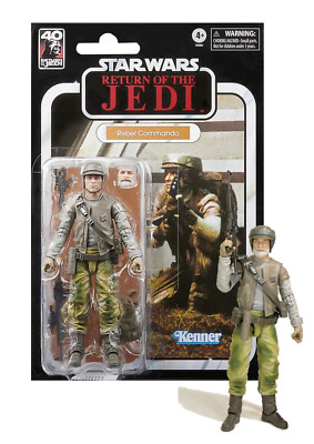 Kenner Star Wars Return Of the Jedi 40th Anniversary Rebel Commando 6'' Fig NIP