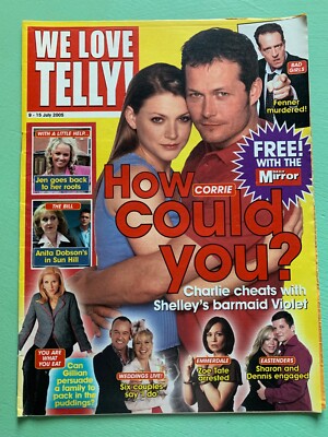 WE LOVE TELLY mage 9-July-2005 CORONATION STREET Bill Ward Jack Ellis Bad Girls