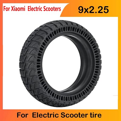 Rubber Honeycomb Tire Tyre for Xiaomi M365/KUGOO M4 Electric Scooter 9x2.25 inch