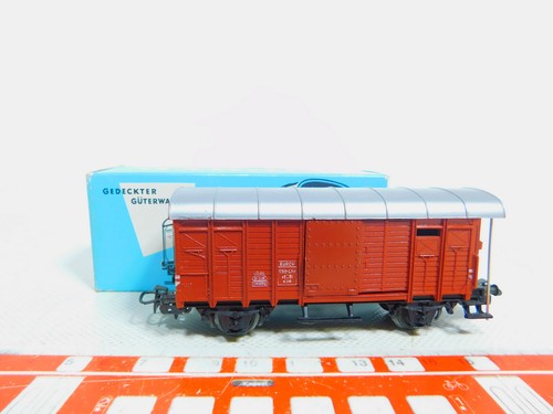 BY539-0.5# Märklin H0/AC 4605 Covered Freight Car With Brake House, SBB-FF; Box