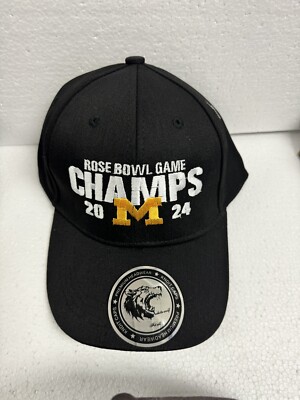 Michigan Wolverines 2024 ROSE BOWL Champions Embroidered Hat