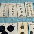 Vintage Buttons Sewing BGE Orignales LaMode Black White Navy Model T Remington — photo 5
