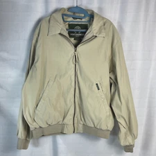 Vintage Weatherproof Jacket Size Men's Large L Nylon Full Zip Lined Windbreaker