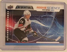 2019-20 Credentials Rookie Science #RS-27 Barrett Hayton RC - Arizona Coyotes