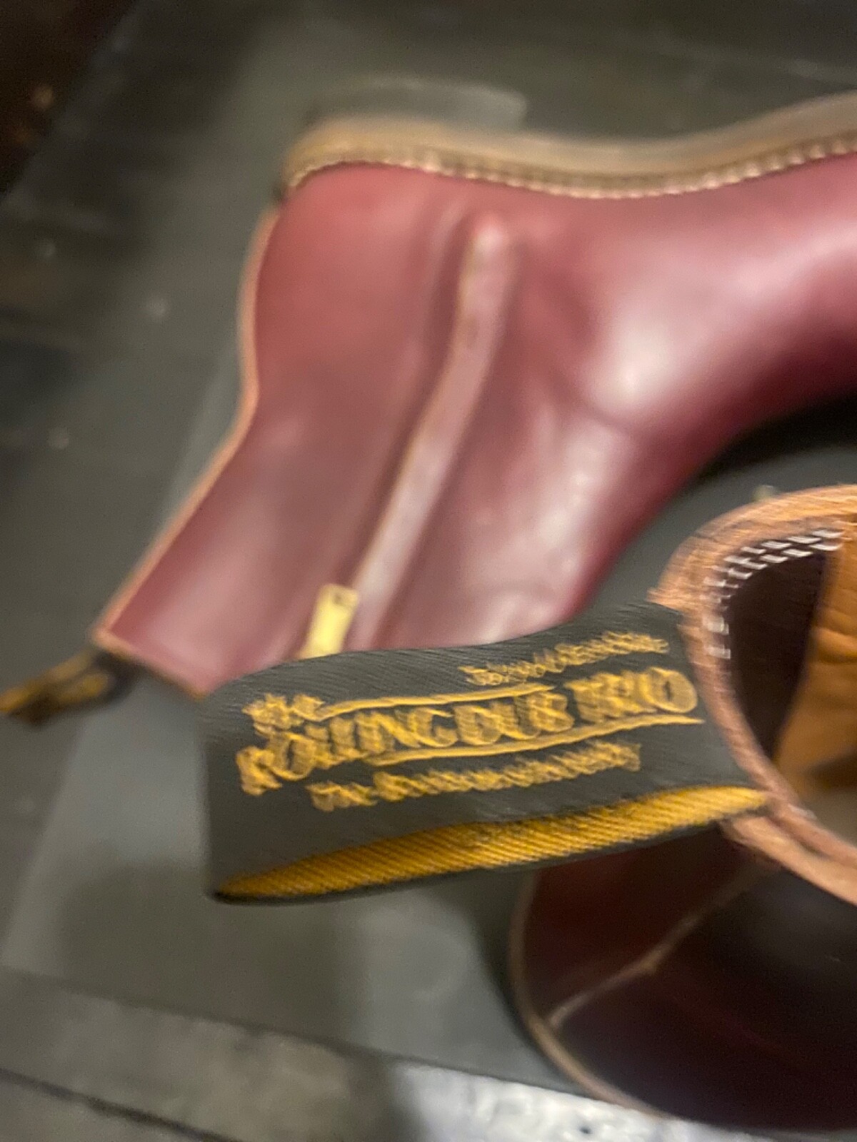 ROLLING DUB TRIO Burgundy Chromexcel Boots - US 10.5 Workwear image 4