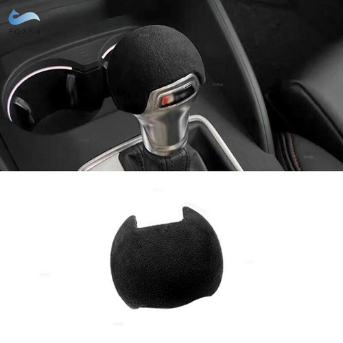 ABS +Suede Gear Shift Knob Head Cover Trim for Audi A4L A5 A6L S6 A6 A7 S7 Q5 Q7 - Foto 11 di 13