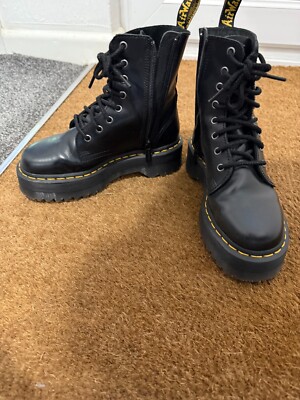 Dr Martens Jadon boots UK 4 black | eBay UK