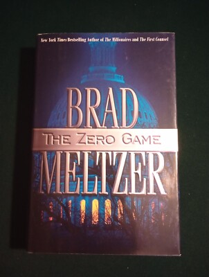 The Zero Game by Brad Meltzer (2004 Hardcover) Signed Warner Books First Edition