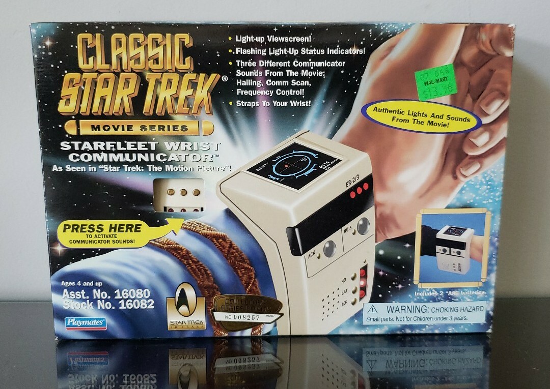 1996 Classic Star Trek Motion Picture Starfleet Wrist Communicator