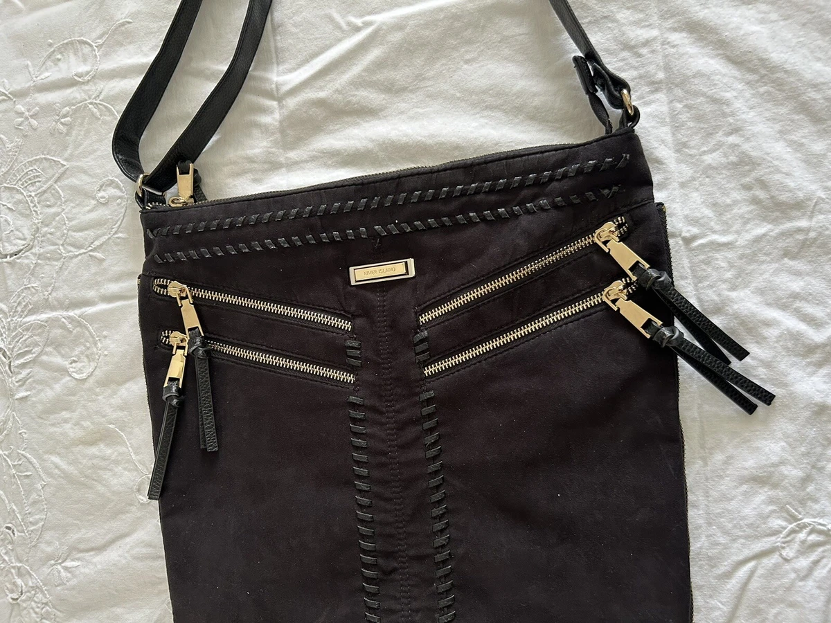 Sac main bandouli re noir or River Island NEUF Bi Mati re