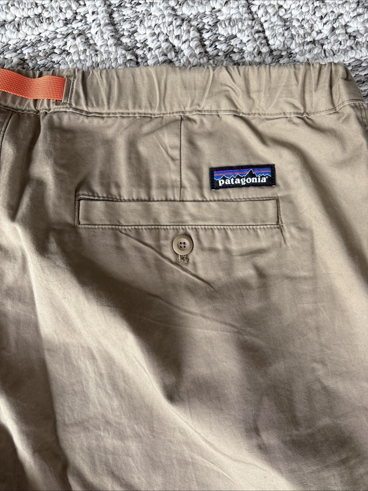Mens Patagonia 100% Organic Cotton Lightweight Gi Pants Mojave Khakis  XXL 33” thumbnail 5