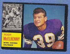 1962 Topps #92 Hugh McElhenny