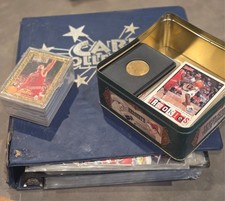 90s Sports Card Binder Lot Kobe RC, Shaq RC, Jeter, Jerry Rice, Jordan era
