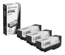 LD Replacement Epson T273XL020 / T273020 Pack of 3 HY Black Ink Cartridges