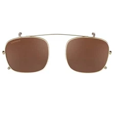 Polarized Sunglasses Serengeti Nelson Clip 53 Gold Brown Lens