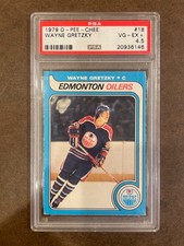 1979 O-Pee-Chee #18 Wayne Gretzky Oilers-Hockey RC HOF PSA 4.5 - VG/EX+
