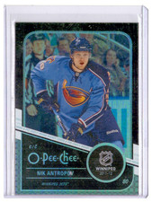 Nik Antropov 2011-12 O-Pee-Chee Black Rainbow Parallel Card #212 /100