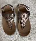 Rockport Women’s Bronze Thong Sandals US 8 — photo 1