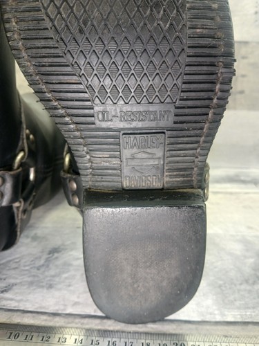 Harley Davidson Mens 8 98408 Eagle Harness Oil Resistant Motorcycle Boots 1149 - Picture 10 of 15