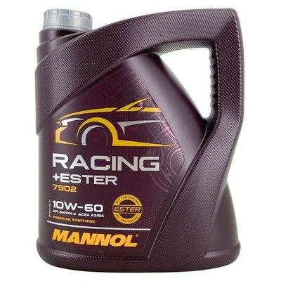 Motoröl 10W-60 Mannol Racing + Ester 4 Liter