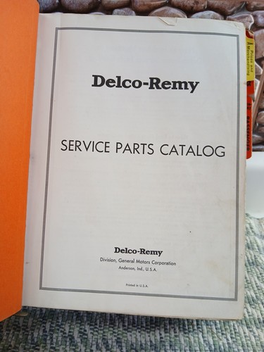 RARO Delco-Remy. Manuales de piezas en carpeta 1 grueso completo!!! Pasajero/camión/granja - Imagen 7 de 24