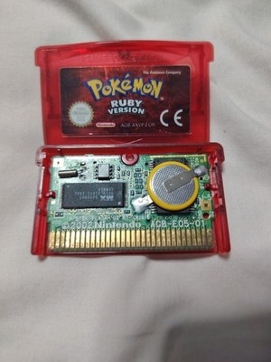 Pokémon: Rubin Version Nintendo Game Boy Advance Original PAL Getestet Neue Batterie