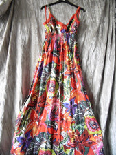 BNWT Hippy BOHO FLOWER PRINT BEACH Dress Size 12 New!