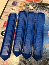 2014 MONOPOLY EMPIRE Game Pieces/Parts: 4 Blue Towers EUC