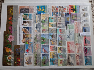 Briefmarken Afrika ca 60st Sammlung Ungestempel8 Gestempelt.