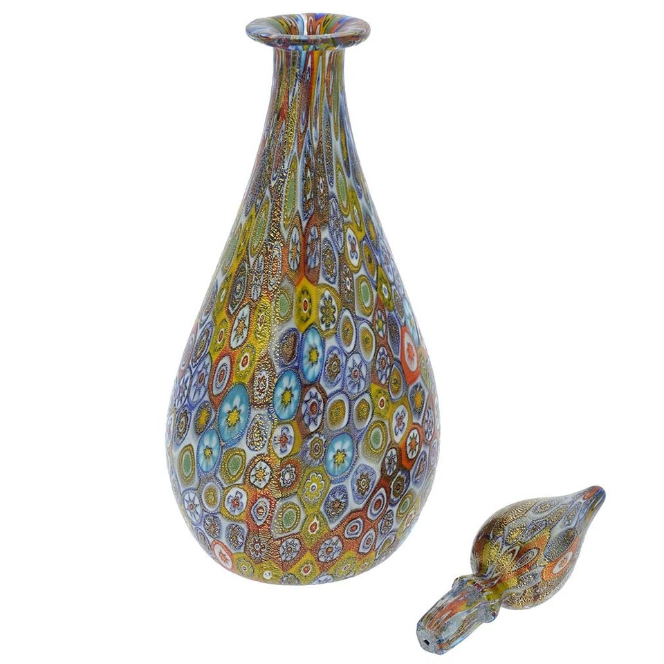 GlassOfVenice jarra de botella de cristal de Murano Millefiori - multicolor Foto 2 de 4