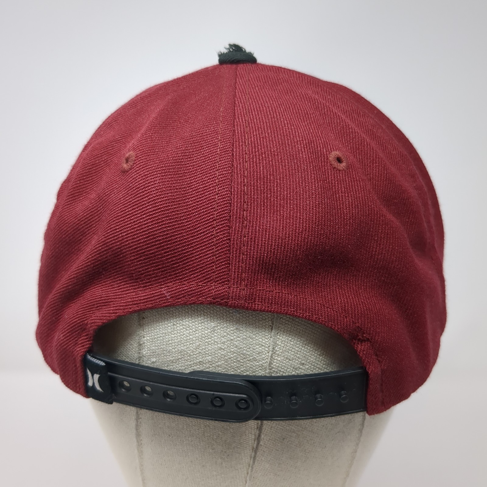 Hurley Snapback Cap Red One Size Adjustable Embro… - image 6