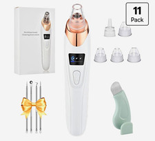 Imagen de Multifunctional Facial Cleansing Device Pore Vacuum Kit 11pc Rechargeable