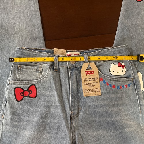 Levi's Big Girls' Hello Kitty 720 High Rise skinni Denim * Size*16 NWT - Picture 8 of 11