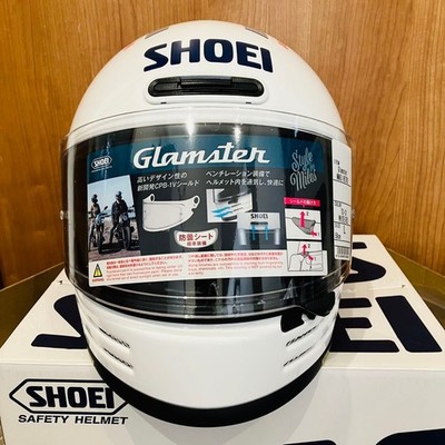 SHOEI Glamster MM93 RETRO Full Face Helemt White L Size Marc