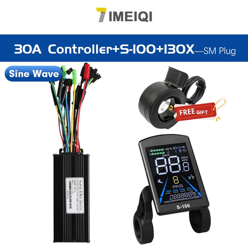 E-bike Three-Mode Sine Wave Controller 17A 26A 30A 36V/48V with LCD Display - Picture 39 of 42