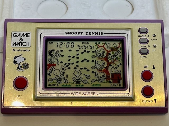 Nintendo GAME & WATCH SNOOPY TENNIS SP-30 | eBay