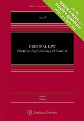 Criminal Law: Doctrine, - Hardcover, by Ohlin Jens David - Acceptable n