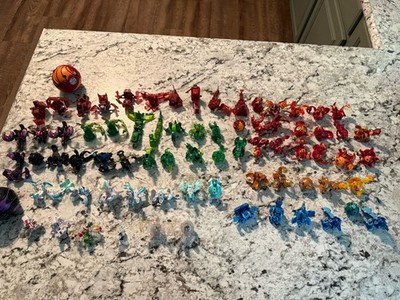 Bakugan Battle Brawlers Mixed Massive Lot Of 75 Figures Clean !