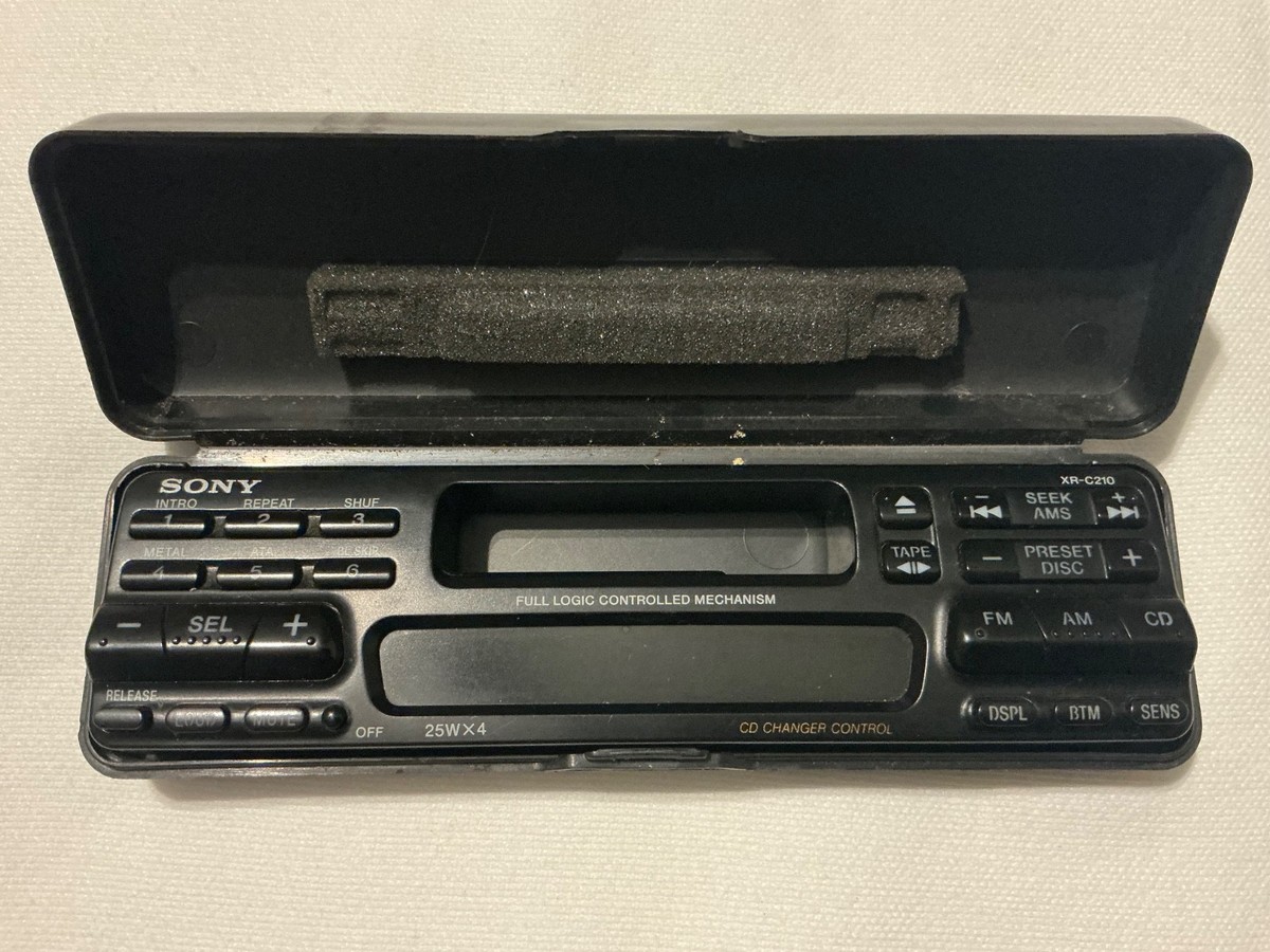 Sony XR-C210 Faceplate Car Audio Stereo Cassette Player Part