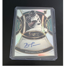 Panini 2025 Select Bhayshul Tuten Jaguars Rookie Signatures Auto RSI-BTN /25 NFL