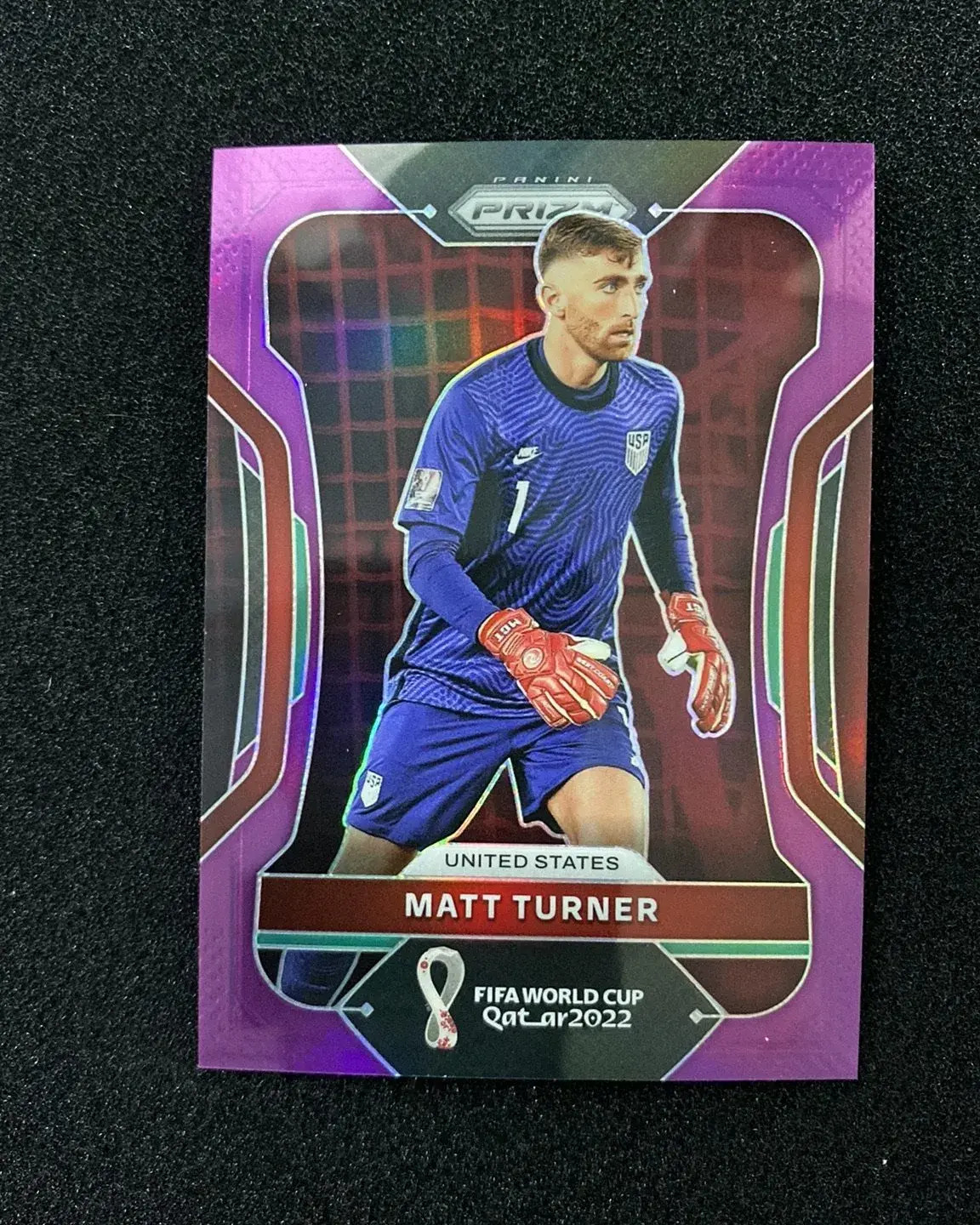 2022 Panini Prizm FIFA World Cup Qatar Purple #204 Matt Turner 168/199 -VS37