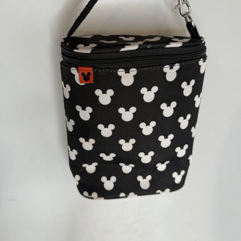 Portabiberones Doble Disney Mickey Aislado DSN-1518 Blanco y Negro Usado en Excelente Condición Foto 4 de 4