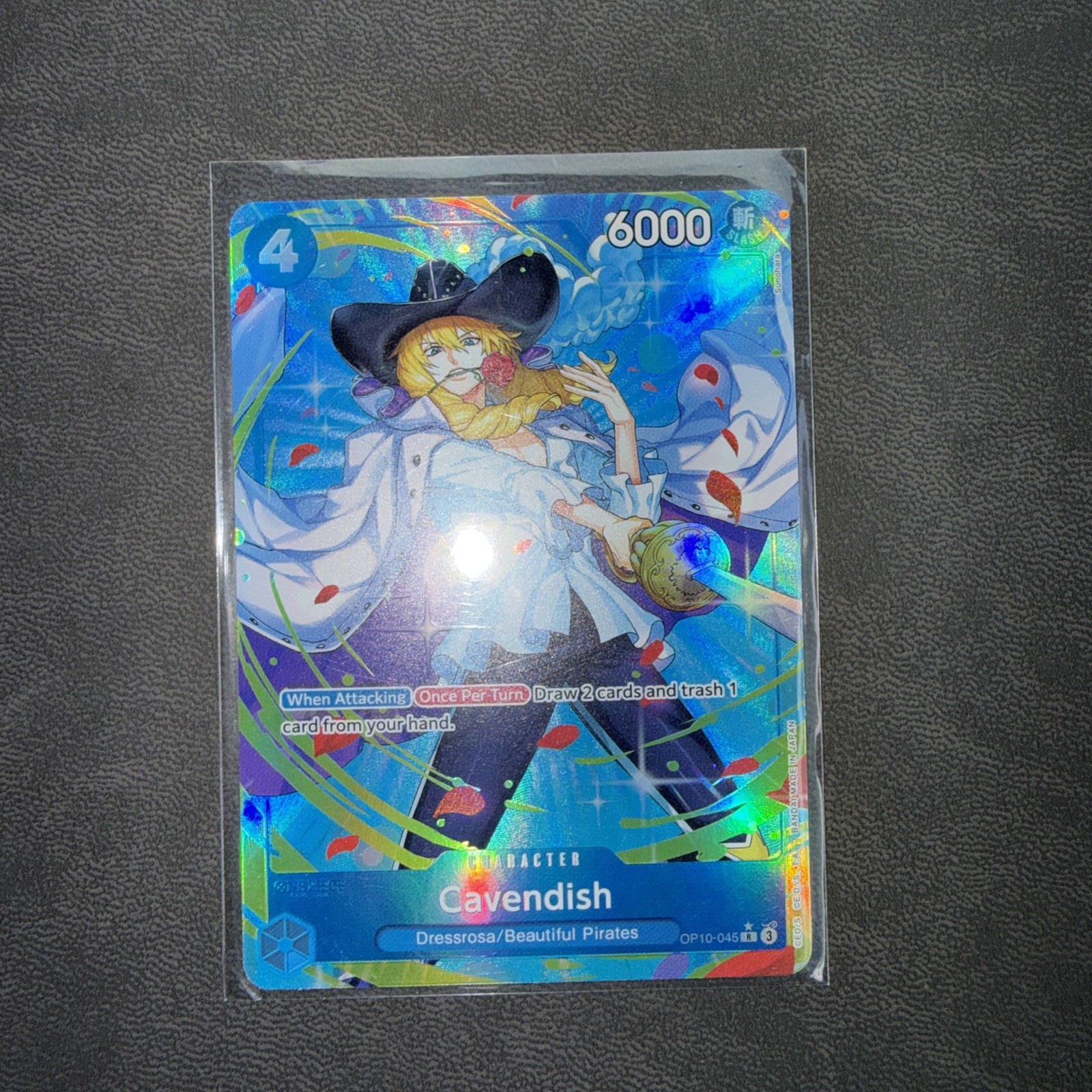 OP10-045 Cavendish (Alt Art) ONE PIECE Card TCG NM English