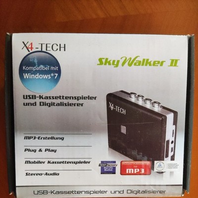 X4-TECH SkyWalker II USB Kassettenspieler und MP3 Digitalisierer